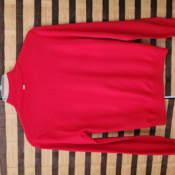 St. John silk/cashmere zip up sequin sweater like new - Picture 7 of 11